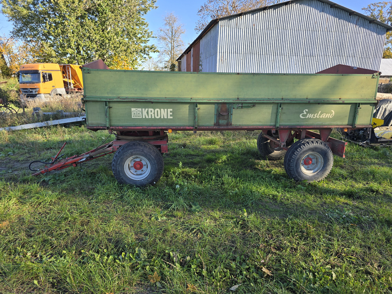 Krone Emsland 90 ZK - Traktorska prikolica za farmu/ Kiper: slika 3 Krone Emsland 90 ZK - Traktorska prikolica za farmu/ Kiper: slika 3