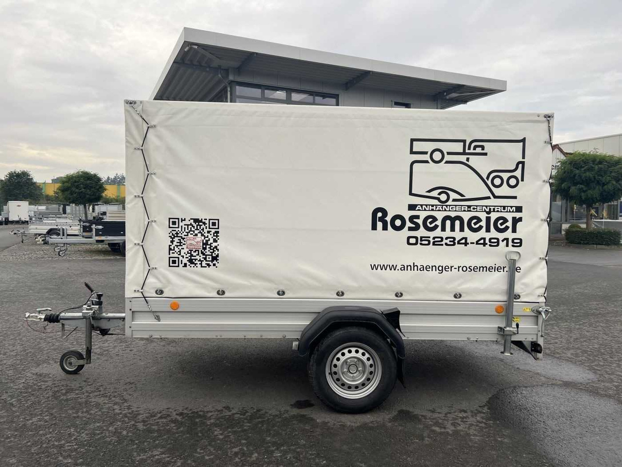 BOECKMANN TL-AL 3015/135 Plane weiß Kastenanhänger gebrems - Prikolica za automobil: slika 5 BOECKMANN TL-AL 3015/135 Plane weiß Kastenanhänger gebrems - Prikolica za automobil: slika 5