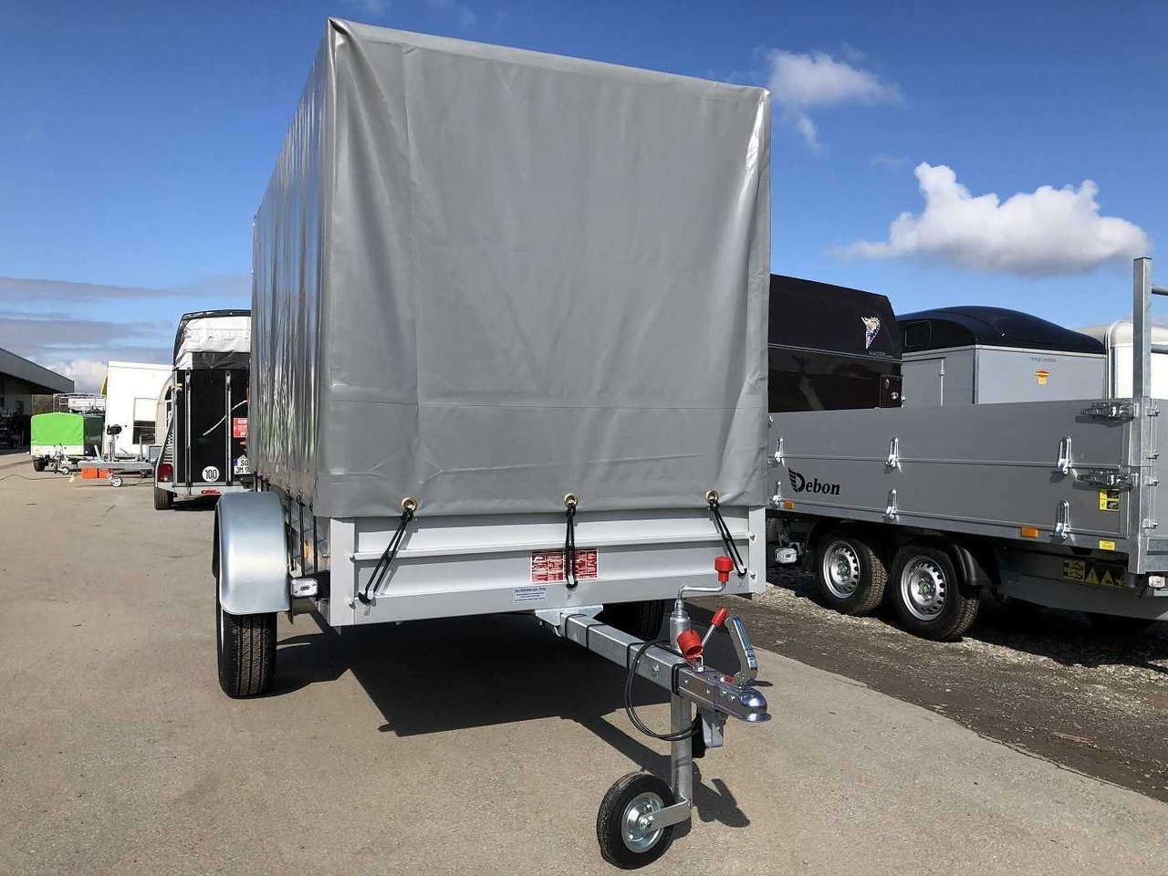 KOCH U4 mit Plane 1100 grau Kastenanhänger ungebremst - Prikolica za automobil: slika 2 KOCH U4 mit Plane 1100 grau Kastenanhänger ungebremst - Prikolica za automobil: slika 2