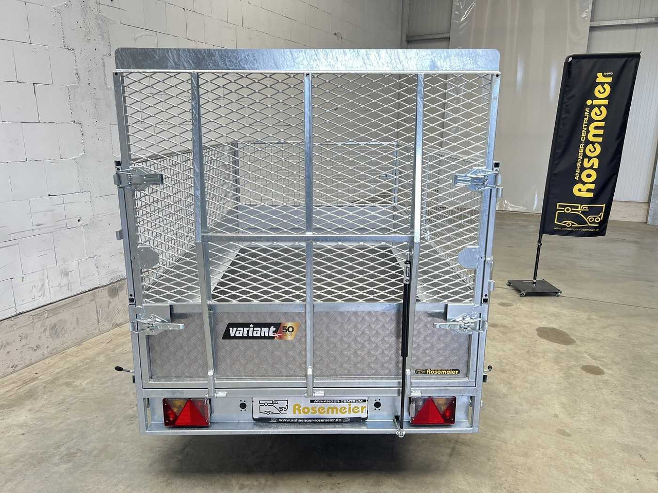 VARIANT 1304 F1 MR Gitter+Gitterrampe Kastenanhänger geb - Prikolica: slika 3 VARIANT 1304 F1 MR Gitter+Gitterrampe Kastenanhänger geb - Prikolica: slika 3