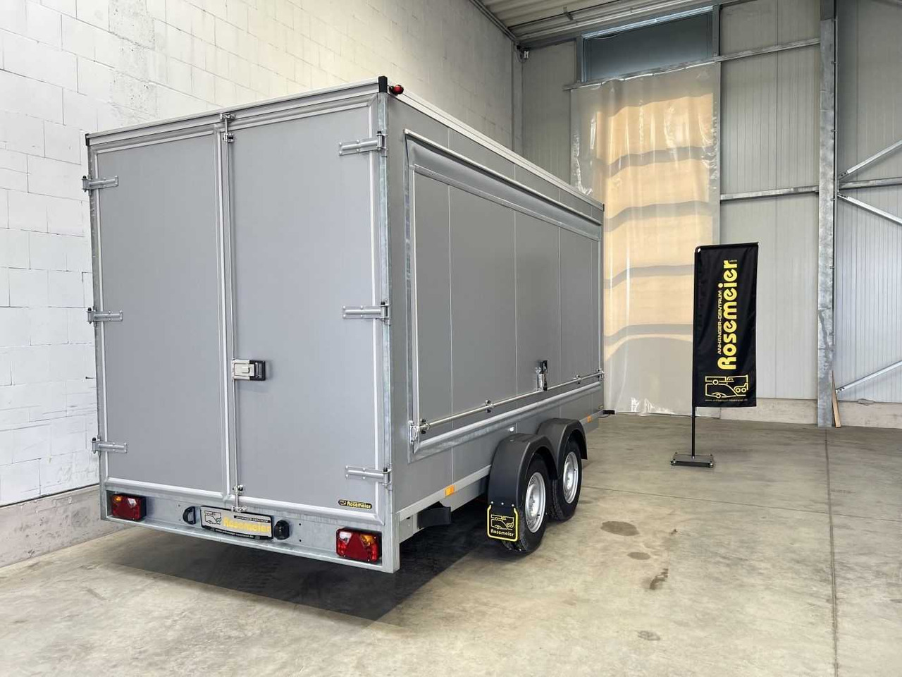 Novu Prikolica sa zatvorenim sandukom VEZEKO TK D 27.40 Flügeltüren+Seitenk Kofferanhänger Promotionanhänger: slika 6