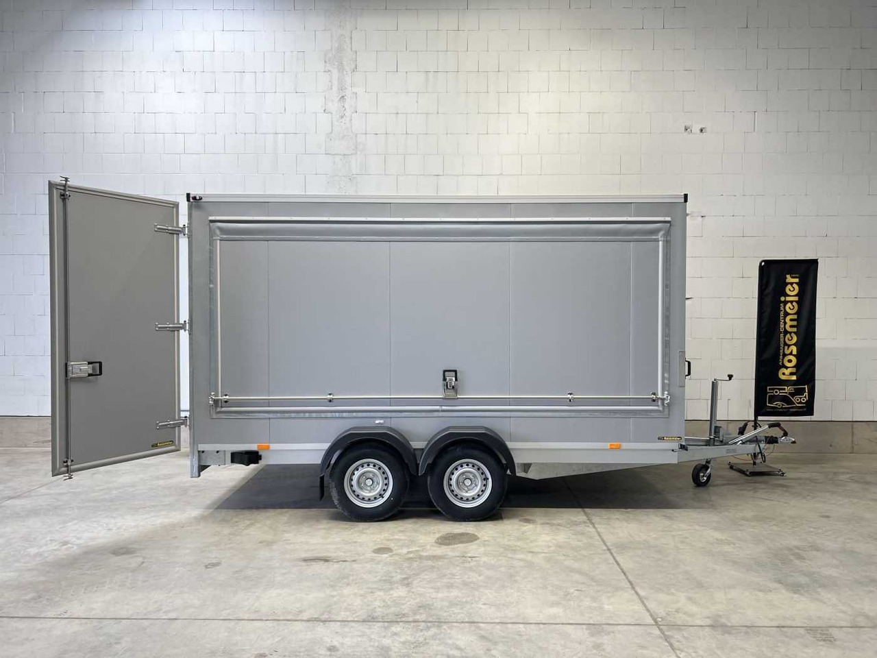 Novu Prikolica sa zatvorenim sandukom VEZEKO TK D 27.40 Flügeltüren+Seitenk Kofferanhänger Promotionanhänger: slika 7