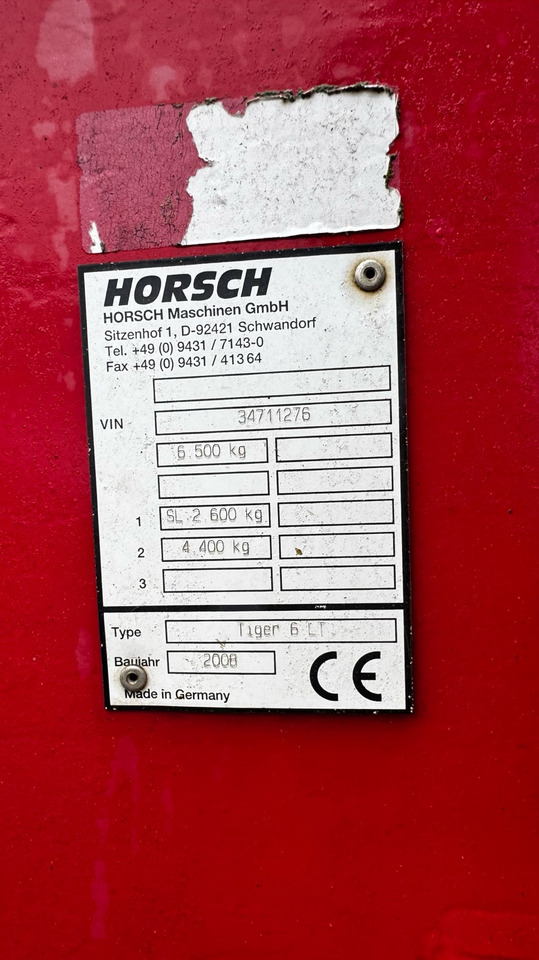 Horsch Tiger 6 LT in top Zustand - Kultivator: slika 2 Horsch Tiger 6 LT in top Zustand - Kultivator: slika 2