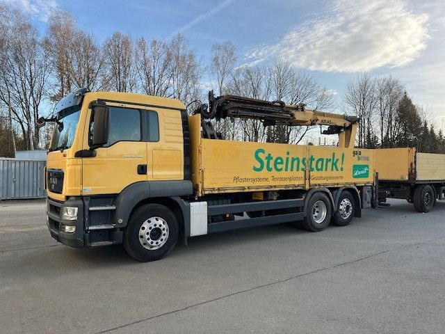 MAN TGS 26.400 Baustoff LKW mit Ladekran Atlas 210.2 - Kamion sa dizalicom, Kamion sa tovarnim sandukom: slika 2 MAN TGS 26.400 Baustoff LKW mit Ladekran Atlas 210.2 - Kamion sa dizalicom, Kamion sa tovarnim sandukom: slika 2