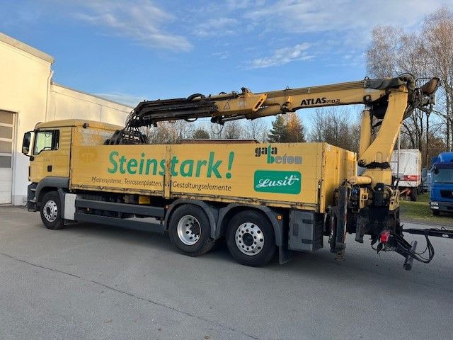 MAN TGS 26.400 Baustoff LKW mit Ladekran Atlas 210.2 - Kamion sa tovarnim sandukom, Kamion sa dizalicom: slika 4 MAN TGS 26.400 Baustoff LKW mit Ladekran Atlas 210.2 - Kamion sa tovarnim sandukom, Kamion sa dizalicom: slika 4