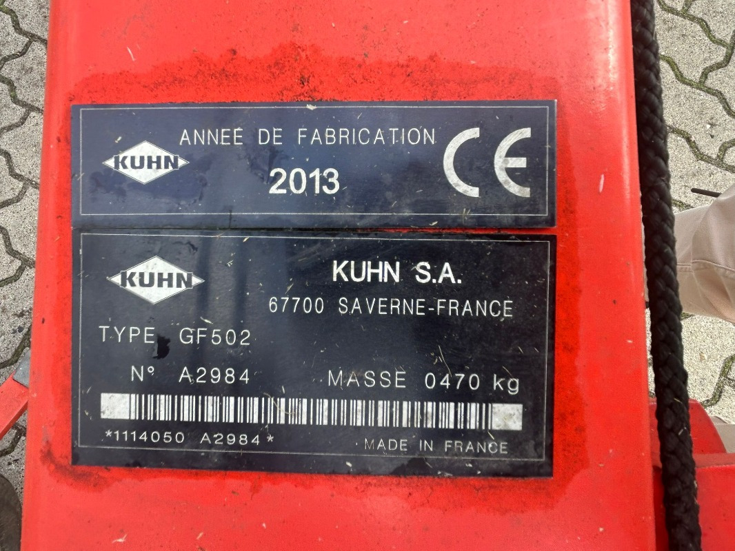 Kuhn GF 502 - Prevrtač/ Grabuljač: slika 2 Kuhn GF 502 - Prevrtač/ Grabuljač: slika 2