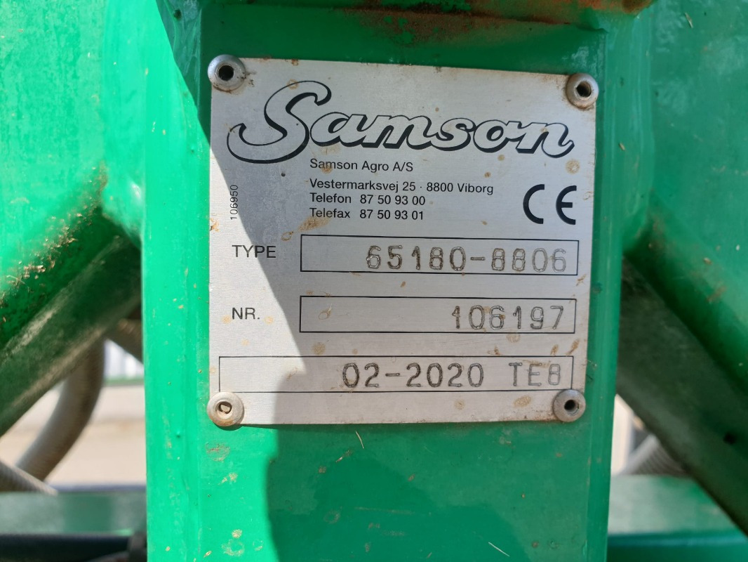 Samson TE 8 - Oprema za đubrenje: slika 2 Samson TE 8 - Oprema za đubrenje: slika 2