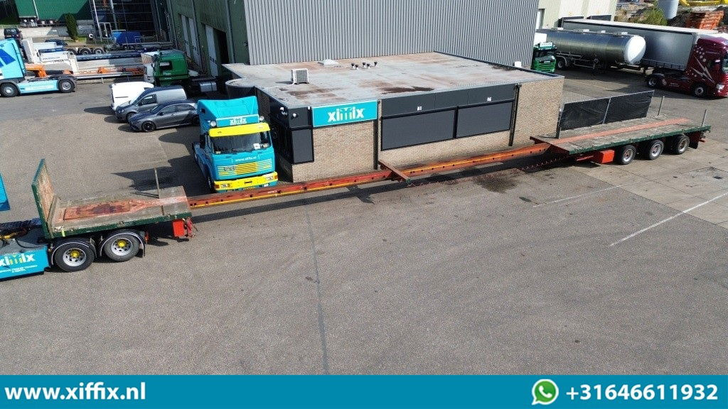 Nooteboom 3-ass. Vlakke dubbel 2x uitschuifbare oplegger / 3x gestuurd - Plato poluprikolica: slika 1 Nooteboom 3-ass. Vlakke dubbel 2x uitschuifbare oplegger / 3x gestuurd - Plato poluprikolica: slika 1