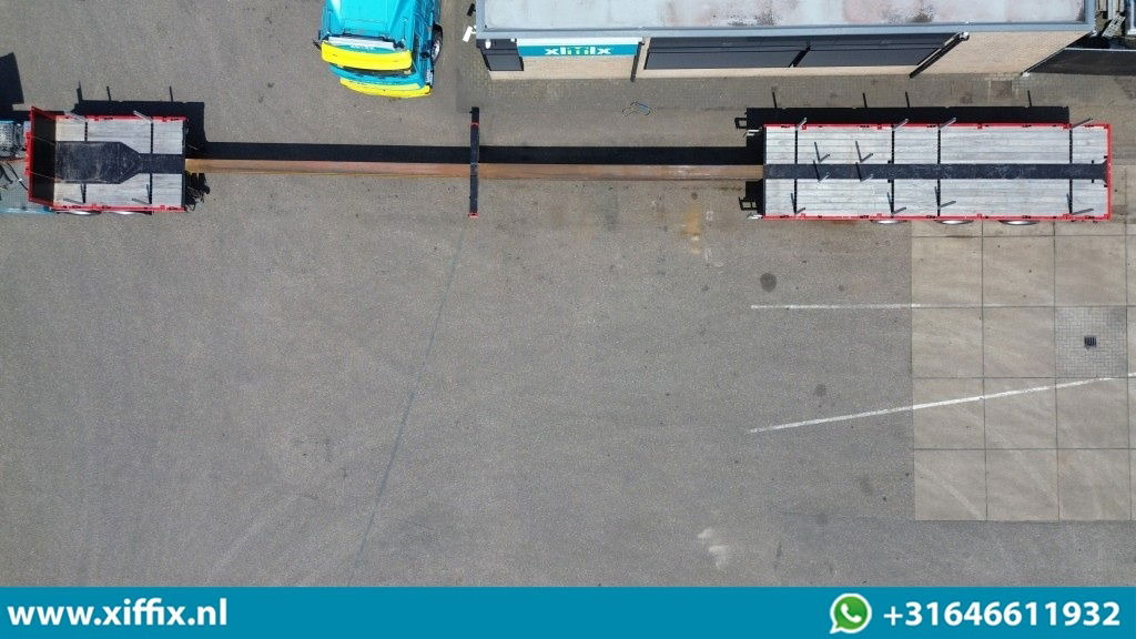 Nooteboom 3-ass. Vlakke dubbel 2x uitschuifbare oplegger / 3x gestuurd - Plato poluprikolica: slika 3 Nooteboom 3-ass. Vlakke dubbel 2x uitschuifbare oplegger / 3x gestuurd - Plato poluprikolica: slika 3