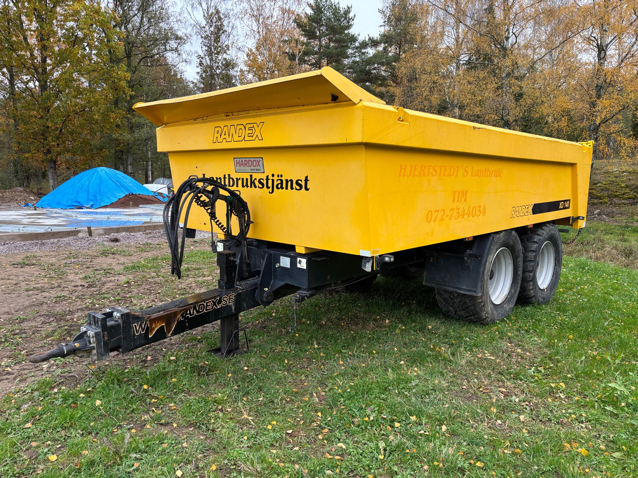 Randex XD140 - Prikolica istovarivača: slika 1 Randex XD140 - Prikolica istovarivača: slika 1