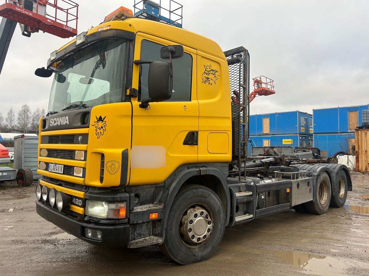 Scania R124GB6X2 - Kamion sa hidrauličnom kukom: slika 1 Scania R124GB6X2 - Kamion sa hidrauličnom kukom: slika 1