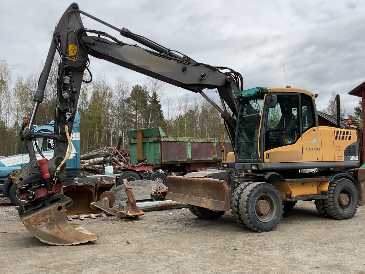 Volvo EW160C - Bager: slika 1 Volvo EW160C - Bager: slika 1