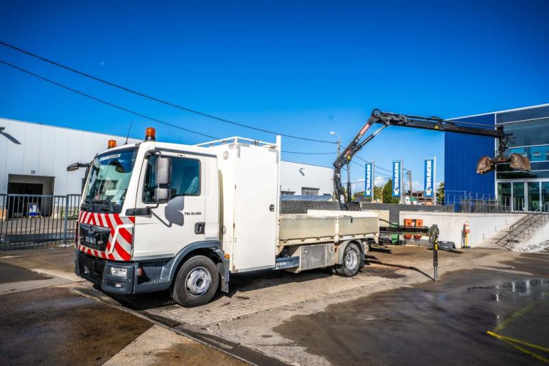 MAN TGL 12.190 BL + HIAB 055 D-1 HIDUO - Kamion sa tovarnim sandukom, Kamion sa dizalicom: slika 1 MAN TGL 12.190 BL + HIAB 055 D-1 HIDUO - Kamion sa tovarnim sandukom, Kamion sa dizalicom: slika 1
