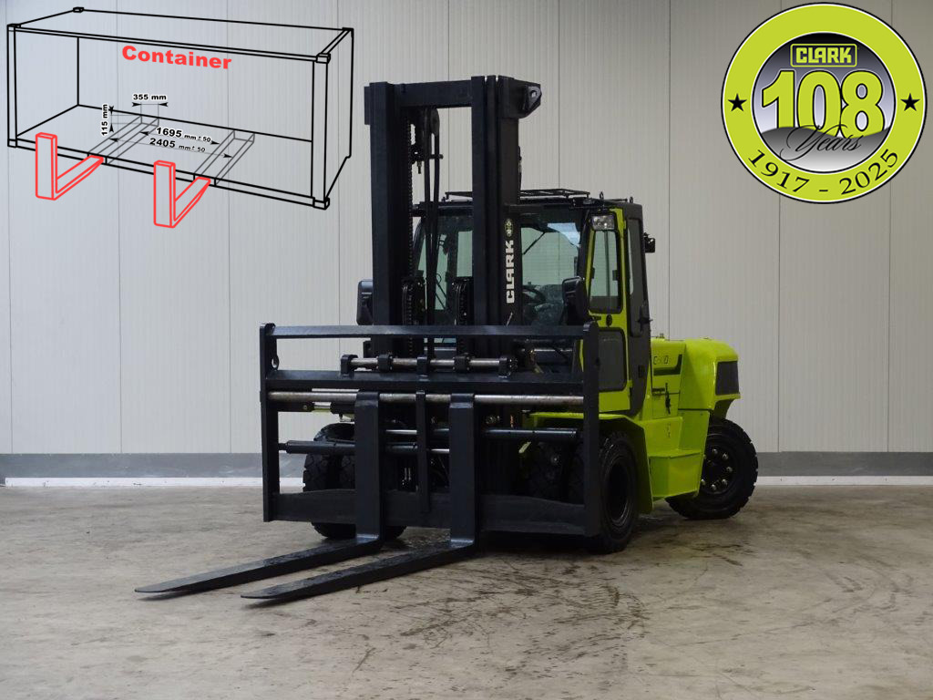 Clark C80D900 - TRIPLEX - DEMO - Dizel viljuškar: slika 1 Clark C80D900 - TRIPLEX - DEMO - Dizel viljuškar: slika 1