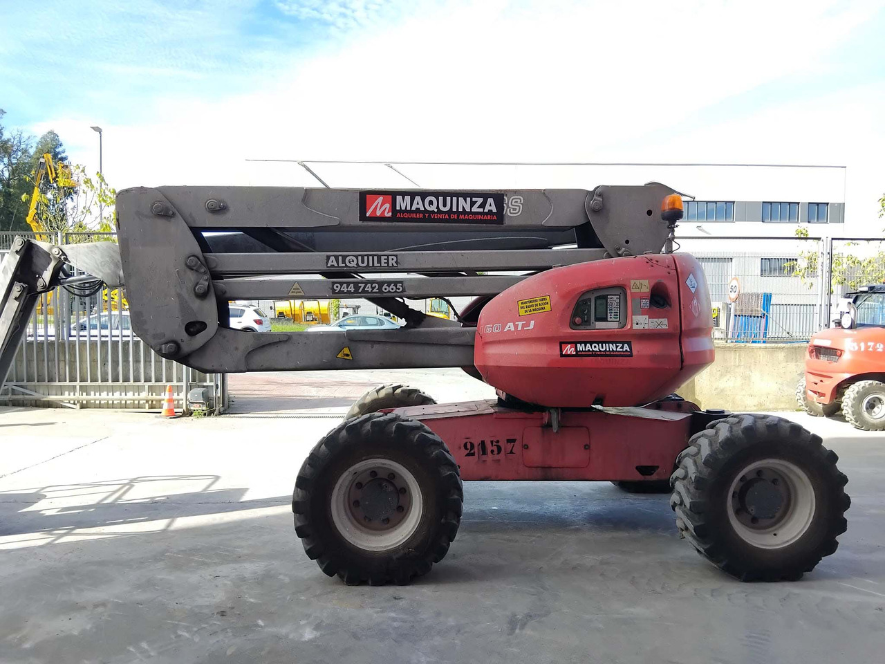 Zglobna platforma MANITOU 160ATJ EJE OSCILANTE: slika 6