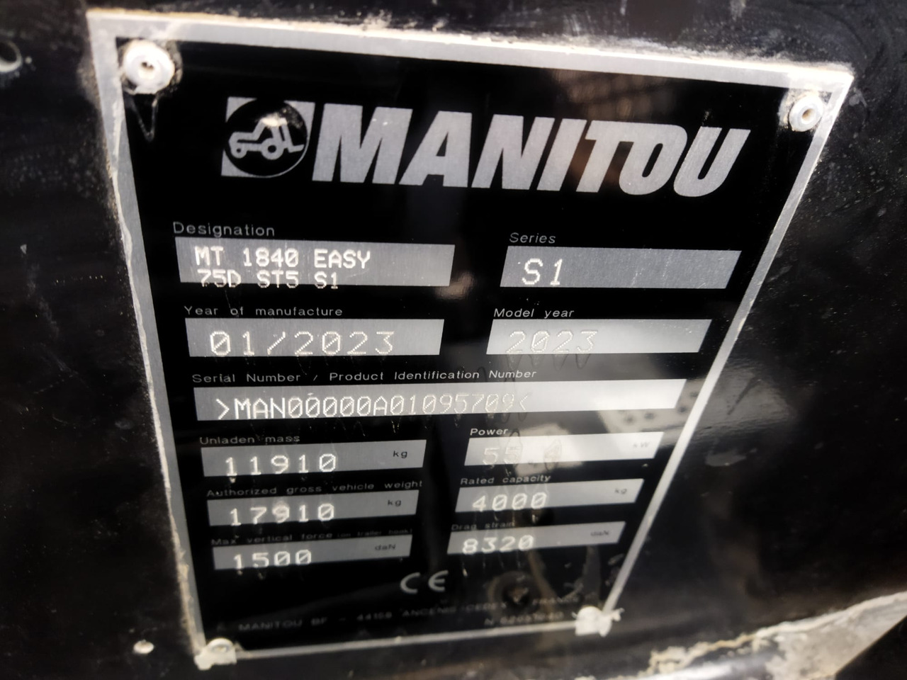 Teleskopski upravljač MANITOU MT1840 EASY 75D: slika 12