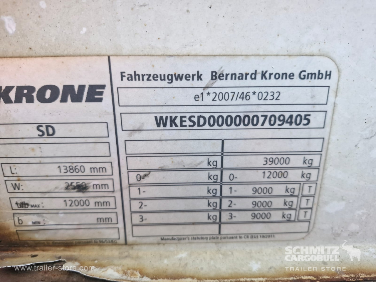 KRONE Curtainsider Mega - Poluprikolica sa ceradom: slika 3 KRONE Curtainsider Mega - Poluprikolica sa ceradom: slika 3