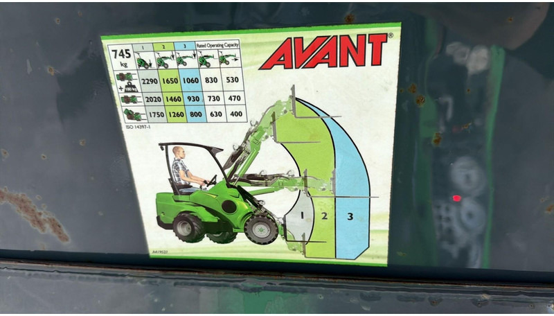 Kompaktni utovarivač guseničar Avant 745 TDL (BELGIAN MACHINE / TOP CONDITION / 4X4 OPTIDRIVE / INCL ATTACHMENTS): slika 12 Kompaktni utovarivač guseničar Avant 745 TDL (BELGIAN MACHINE / TOP CONDITION / 4X4 OPTIDRIVE / INCL ATTACHMENTS): slika 12