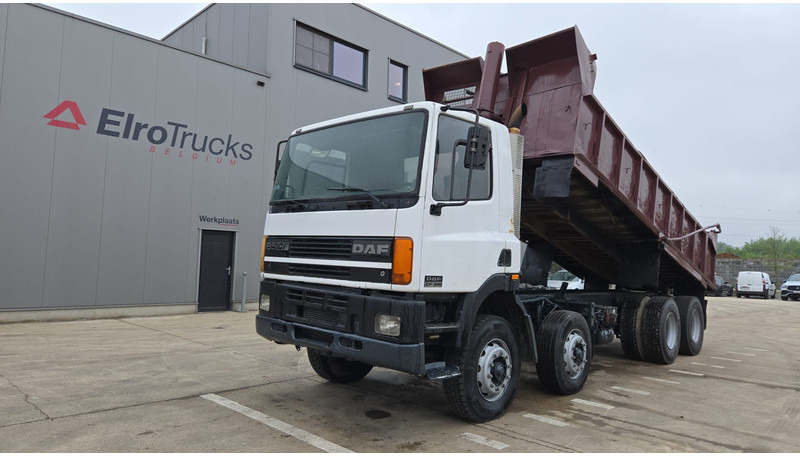 DAF 85 CF 340 (EURO 2 / MANUAL PUMP / STEEL SUSP. / POSSIBLE AS CHASSIS / 8X4) - Istovarivač: slika 1 DAF 85 CF 340 (EURO 2 / MANUAL PUMP / STEEL SUSP. / POSSIBLE AS CHASSIS / 8X4) - Istovarivač: slika 1