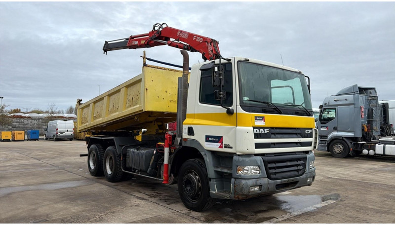 DAF CF 85.340 (EURO 3 / MANUAL GEARBOX / TOP CONDITION / BIG AXLE / STEEL SUSP. / FASSI F130 CRANE) - Istovarivač, Kamion sa dizalicom: slika 3 DAF CF 85.340 (EURO 3 / MANUAL GEARBOX / TOP CONDITION / BIG AXLE / STEEL SUSP. / FASSI F130 CRANE) - Istovarivač, Kamion sa dizalicom: slika 3