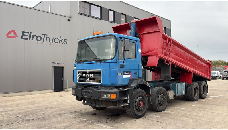 MAN 32.343 (LAMES / STEEL SUSP. / 8X4 / GRAND PONT / BIG AXLE) - Istovarivač: slika 1 MAN 32.343 (LAMES / STEEL SUSP. / 8X4 / GRAND PONT / BIG AXLE) - Istovarivač: slika 1