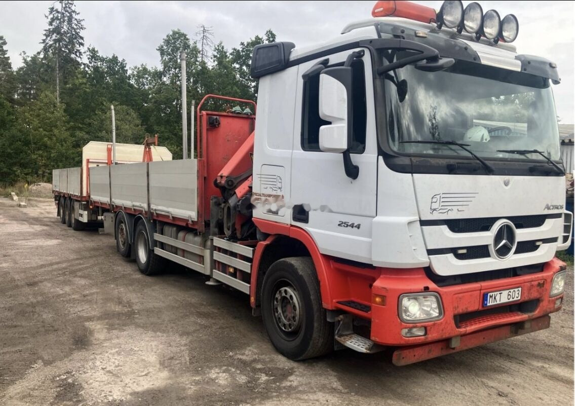 Mercedes-Benz 2544L Ekipage - Kamion sa tovarnim sandukom, Kamion sa dizalicom: slika 1 Mercedes-Benz 2544L Ekipage - Kamion sa tovarnim sandukom, Kamion sa dizalicom: slika 1