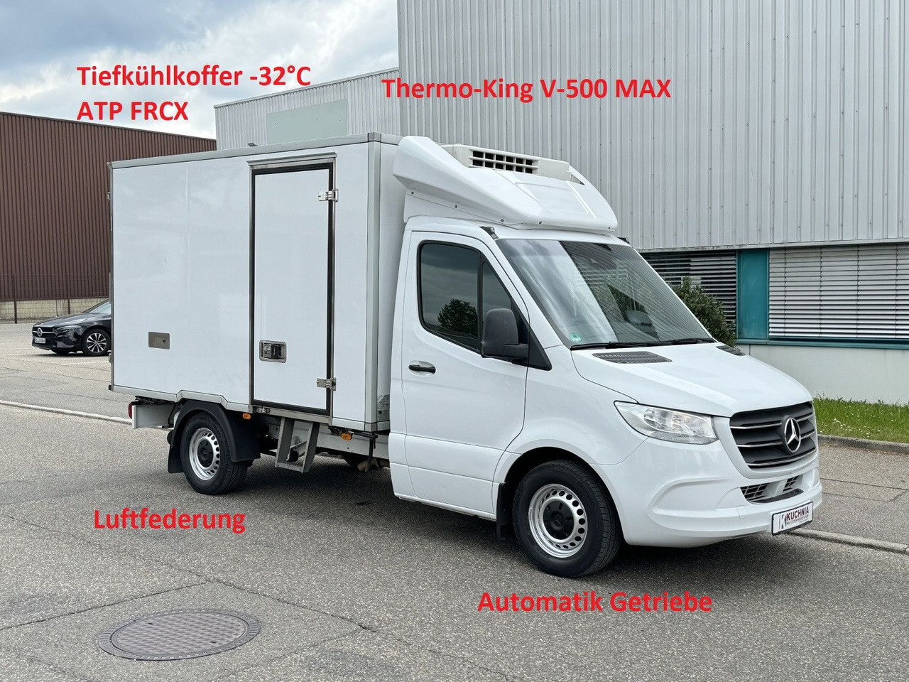 Mercedes-Benz Sprinter 316 Tiefkühl 3,3m TK V-500 MAX Luftgef. - Dostavno vozilo hladnjača: slika 1 Mercedes-Benz Sprinter 316 Tiefkühl 3,3m TK V-500 MAX Luftgef. - Dostavno vozilo hladnjača: slika 1