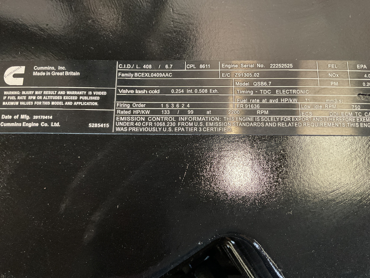 Cummins QSB6.7 (1) - Motor: slika 3 Cummins QSB6.7 (1) - Motor: slika 3