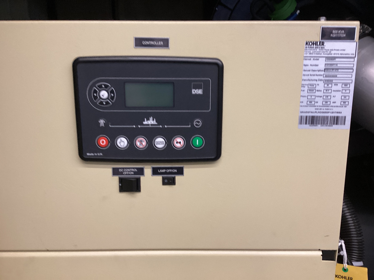 Volvo 515KVA generatorset Kohler. Brand New. - Set generatora: slika 3 Volvo 515KVA generatorset Kohler. Brand New. - Set generatora: slika 3