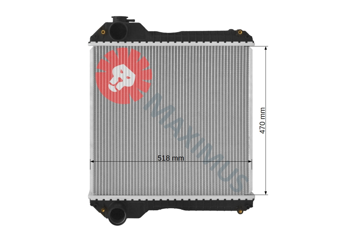 TEREX FERMEC 750 760 860 960 965 - Radijator za Bager utovarivač: slika 3 TEREX FERMEC 750 760 860 960 965 - Radijator za Bager utovarivač: slika 3