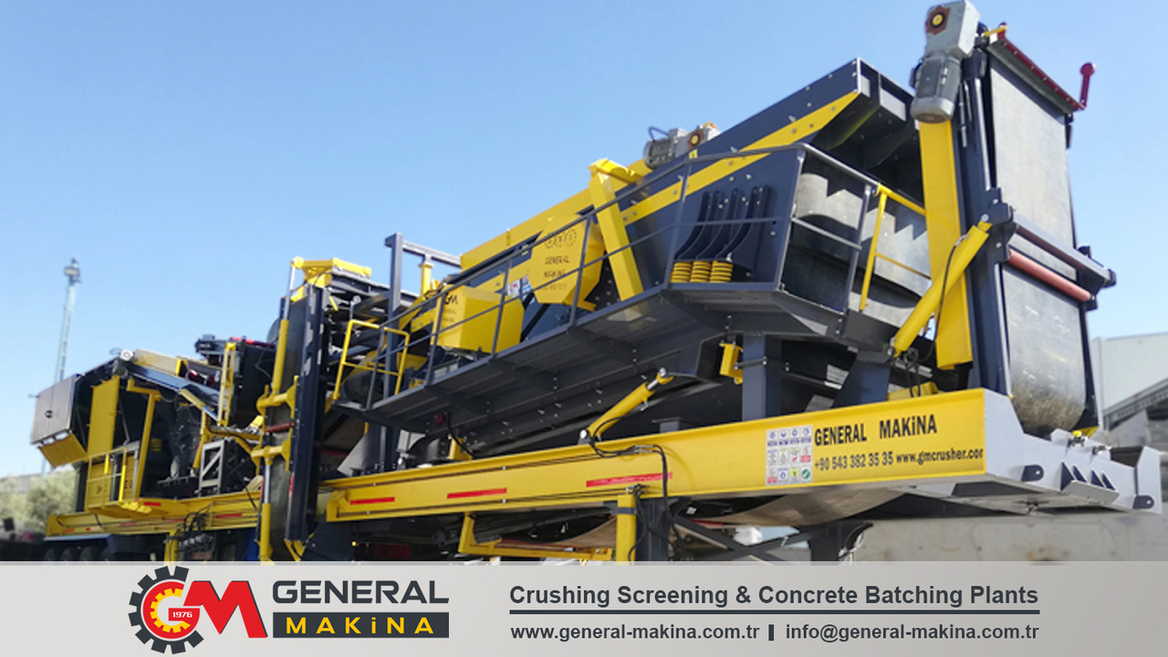Novu Mobilna drobilica GENERAL MAKİNA HOT Sale Crushing Plants: slika 8