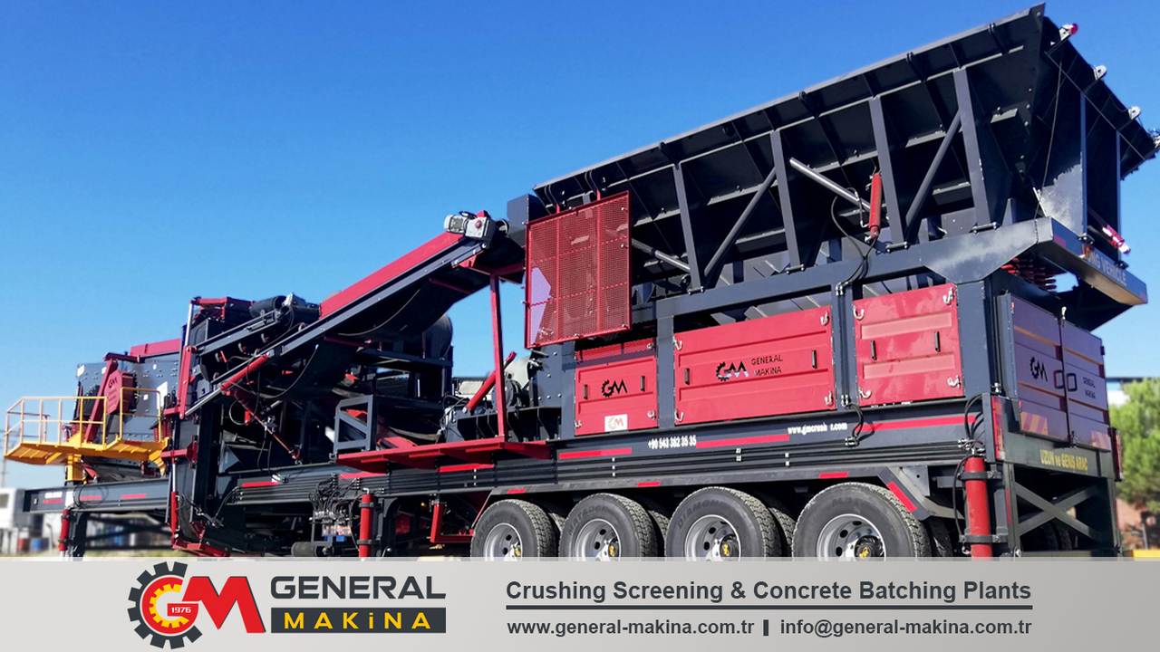 Novu Mobilna drobilica GENERAL MAKİNA HOT Sale Crushing Plants: slika 9