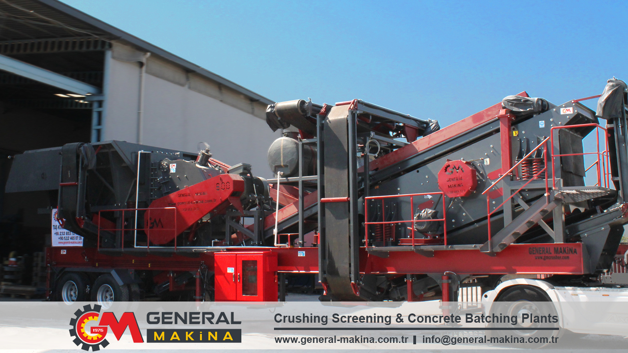 Novu Mobilna drobilica GENERAL MAKİNA HOT Sale Crushing Plants: slika 6