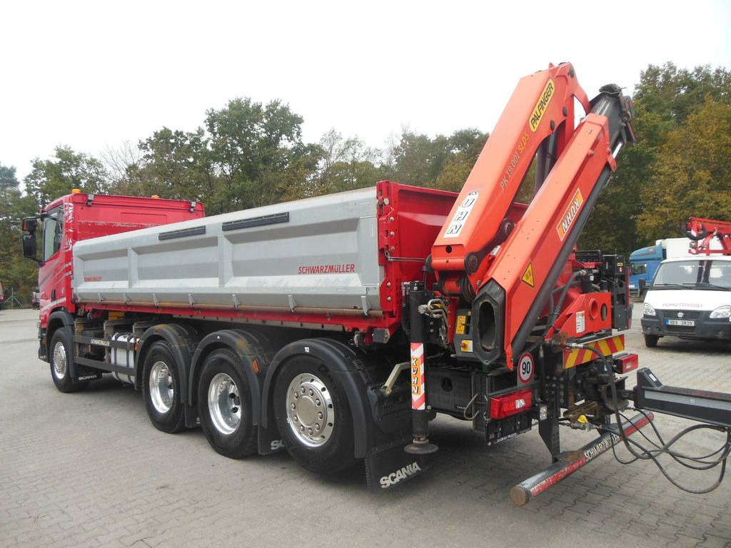 Scania R 580,8X4,KIPPER,BORDMATIC,PALFINGER PK 19.001 - Kamion sa dizalicom, Istovarivač: slika 4 Scania R 580,8X4,KIPPER,BORDMATIC,PALFINGER PK 19.001 - Kamion sa dizalicom, Istovarivač: slika 4