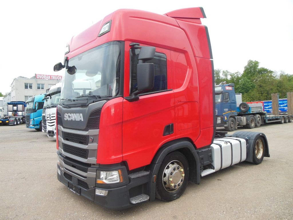 Scania R450 LOWDECK, RETARDER, STANDKLIMA, VOLL LUFT Scania R450 LOWDECK, RETARDER, STANDKLIMA, VOLL LUFT - Tegljač: slika 1 Scania R450 LOWDECK, RETARDER, STANDKLIMA, VOLL LUFT Scania R450 LOWDECK, RETARDER, STANDKLIMA, VOLL LUFT - Tegljač: slika 1