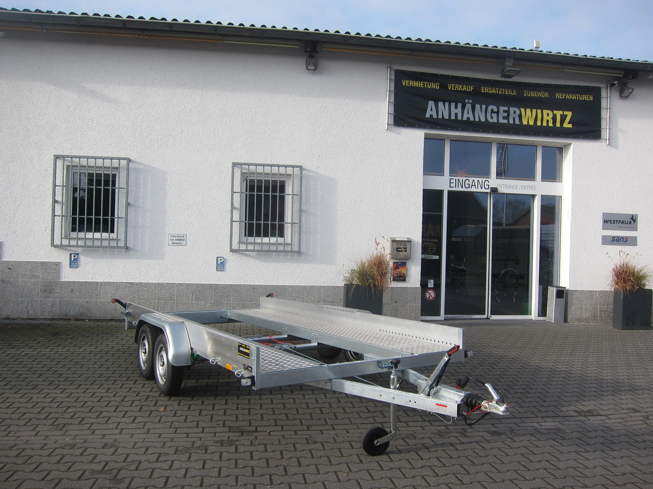 Anssems AMT ECO 2000 light 400x188x18cm (XL) Alurampen 2000kg Wohnmobilanhänger Januar Aktion - Prikolica za prevoz automobila: slika 5 Anssems AMT ECO 2000 light 400x188x18cm (XL) Alurampen 2000kg Wohnmobilanhänger Januar Aktion - Prikolica za prevoz automobila: slika 5
