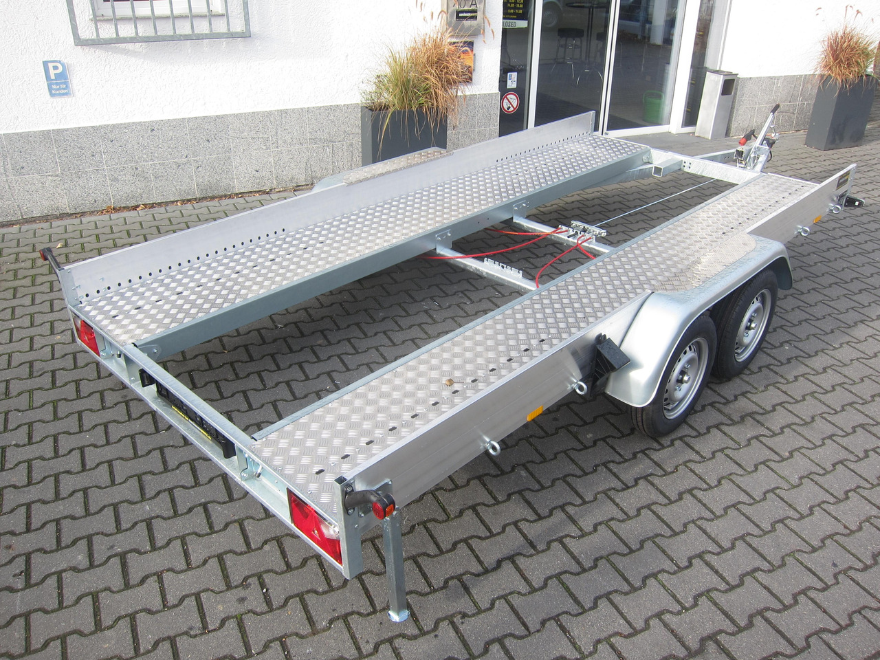 Prikolica za prevoz automobila Anssems AMT ECO 2000 light 400x188x18cm (XL) Alurampen 2000kg Wohnmobilanhänger Januar Aktion: slika 8