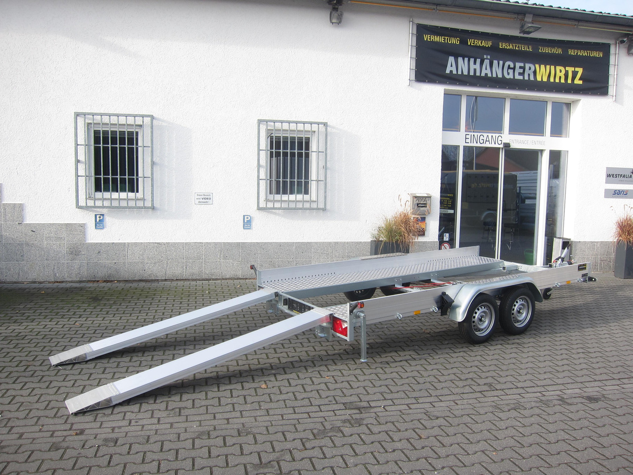 Prikolica za prevoz automobila Anssems AMT ECO 2000 light 400x188x18cm (XL) Alurampen 2000kg Wohnmobilanhänger Januar Aktion: slika 12