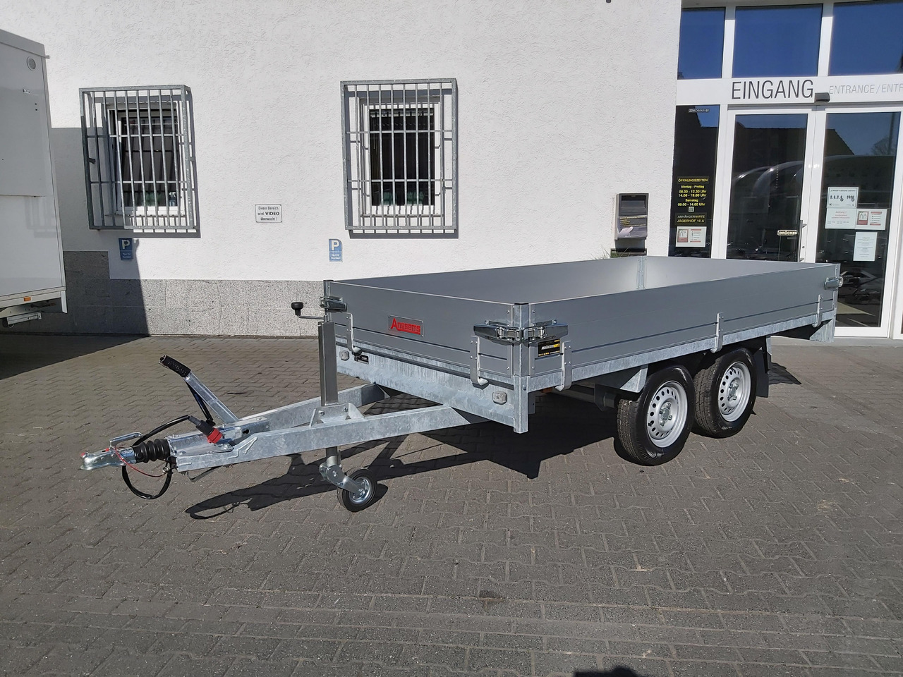Anssems Hochlader PSX - S 2500 305x153x30cm 180cm Hochplane grau (M) 2500kg Winter AKTION - Prikolica sa ceradom: slika 5 Anssems Hochlader PSX - S 2500 305x153x30cm 180cm Hochplane grau (M) 2500kg Winter AKTION - Prikolica sa ceradom: slika 5