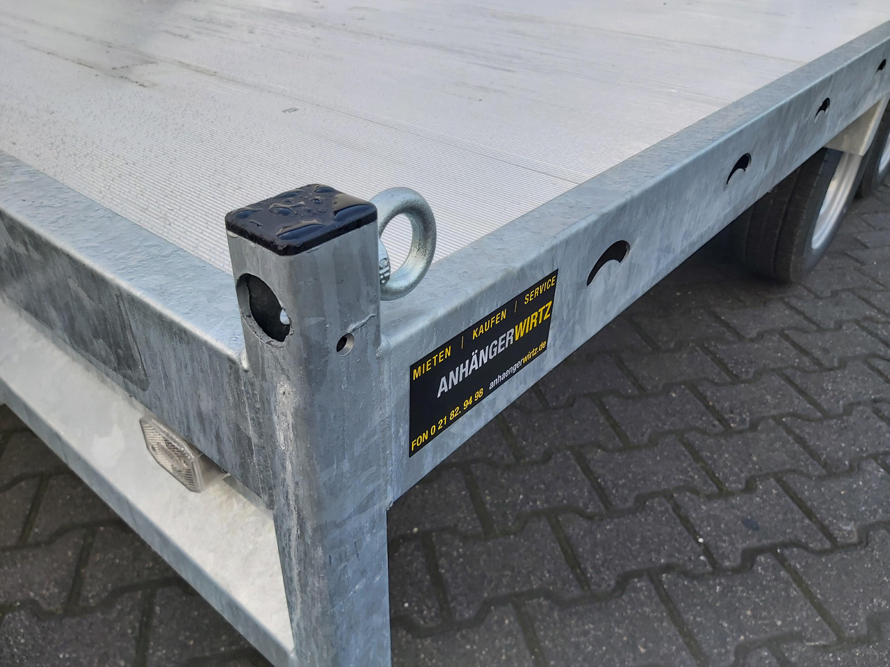 Plato prikolica Anssems MSX 3000 Multitransporter 405x200cm Aluboden 3000kg Aktion bei Onlinekauf: slika 9