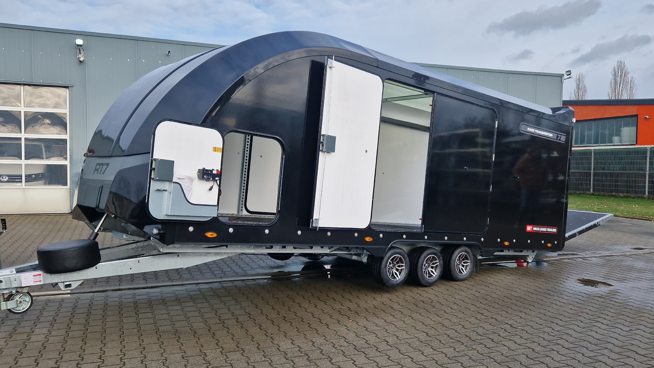 BJT Race Transporter 7 397-6023-35-3-10-B 600x228x189cm black Alufelgen Tridem 3500kg - Prikolica za prevoz automobila: slika 3 BJT Race Transporter 7 397-6023-35-3-10-B 600x228x189cm black Alufelgen Tridem 3500kg - Prikolica za prevoz automobila: slika 3