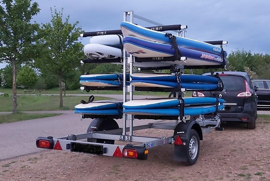 Brenderup Boattrailer Bootsanhänger 8116 160750UB Kanu/Kayak SUP Board Gestell 750kg 306002 - Prikolica za čamac: slika 1 Brenderup Boattrailer Bootsanhänger 8116 160750UB Kanu/Kayak SUP Board Gestell 750kg 306002 - Prikolica za čamac: slika 1