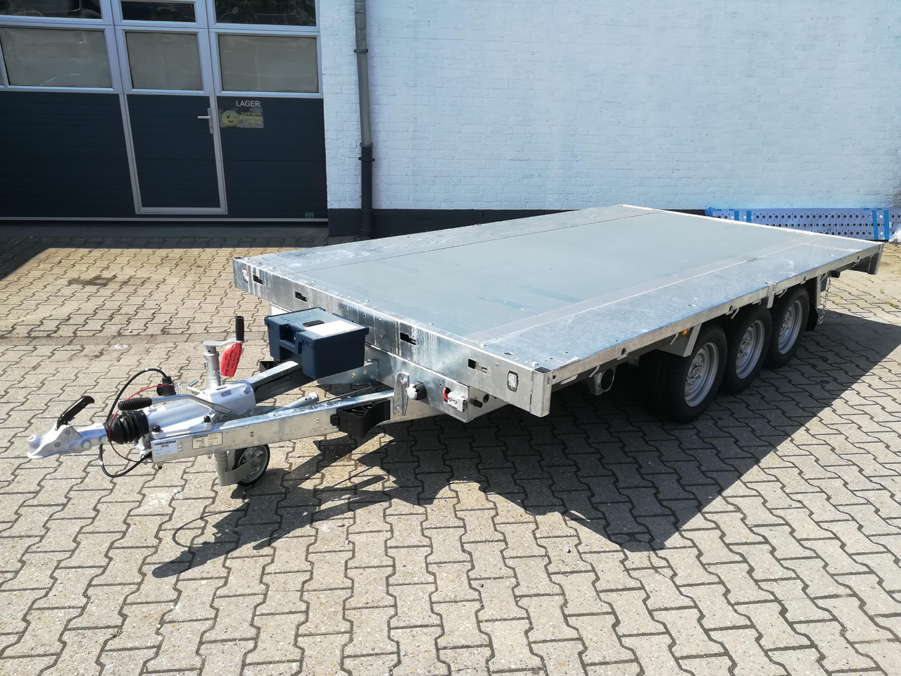 Brian James Trailer CarGO Tipper 2 elektrisch 360x195x30cm Stahlbordwände Pendel 12" Tridem 3,5t on - Prikolica istovarivača: slika 2 Brian James Trailer CarGO Tipper 2 elektrisch 360x195x30cm Stahlbordwände Pendel 12" Tridem 3,5t on - Prikolica istovarivača: slika 2