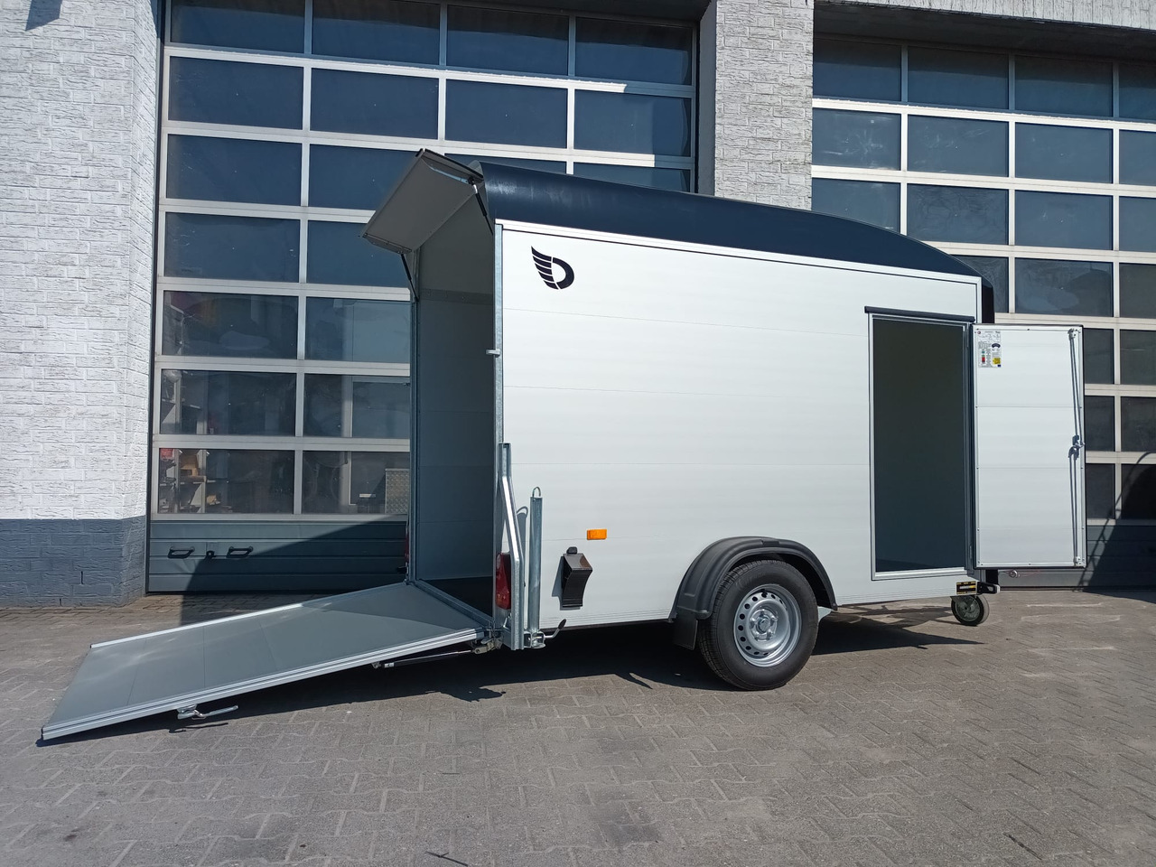 Cargo Roadster 300 300x150x184cm Alu Poly black Seitentür Pullman 100km/H 1300kg - Prikolica za automobil: slika 1 Cargo Roadster 300 300x150x184cm Alu Poly black Seitentür Pullman 100km/H 1300kg - Prikolica za automobil: slika 1