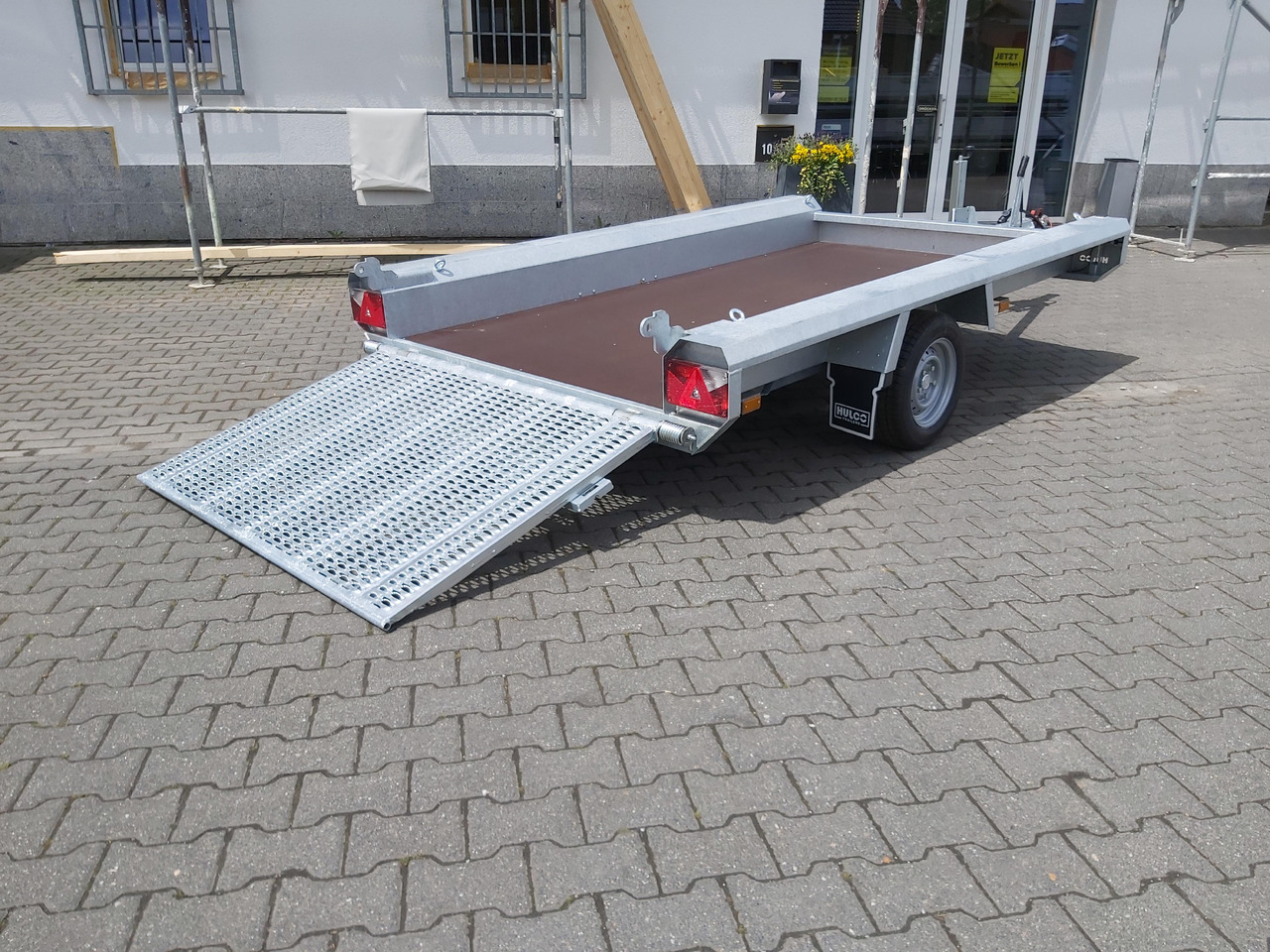 HULCO TERRAX Basic 294x150x27cm Heckrampe 100cm (M) 12" 1800kg - Prikolica za prevoz radnih mašina: slika 3 HULCO TERRAX Basic 294x150x27cm Heckrampe 100cm (M) 12" 1800kg - Prikolica za prevoz radnih mašina: slika 3