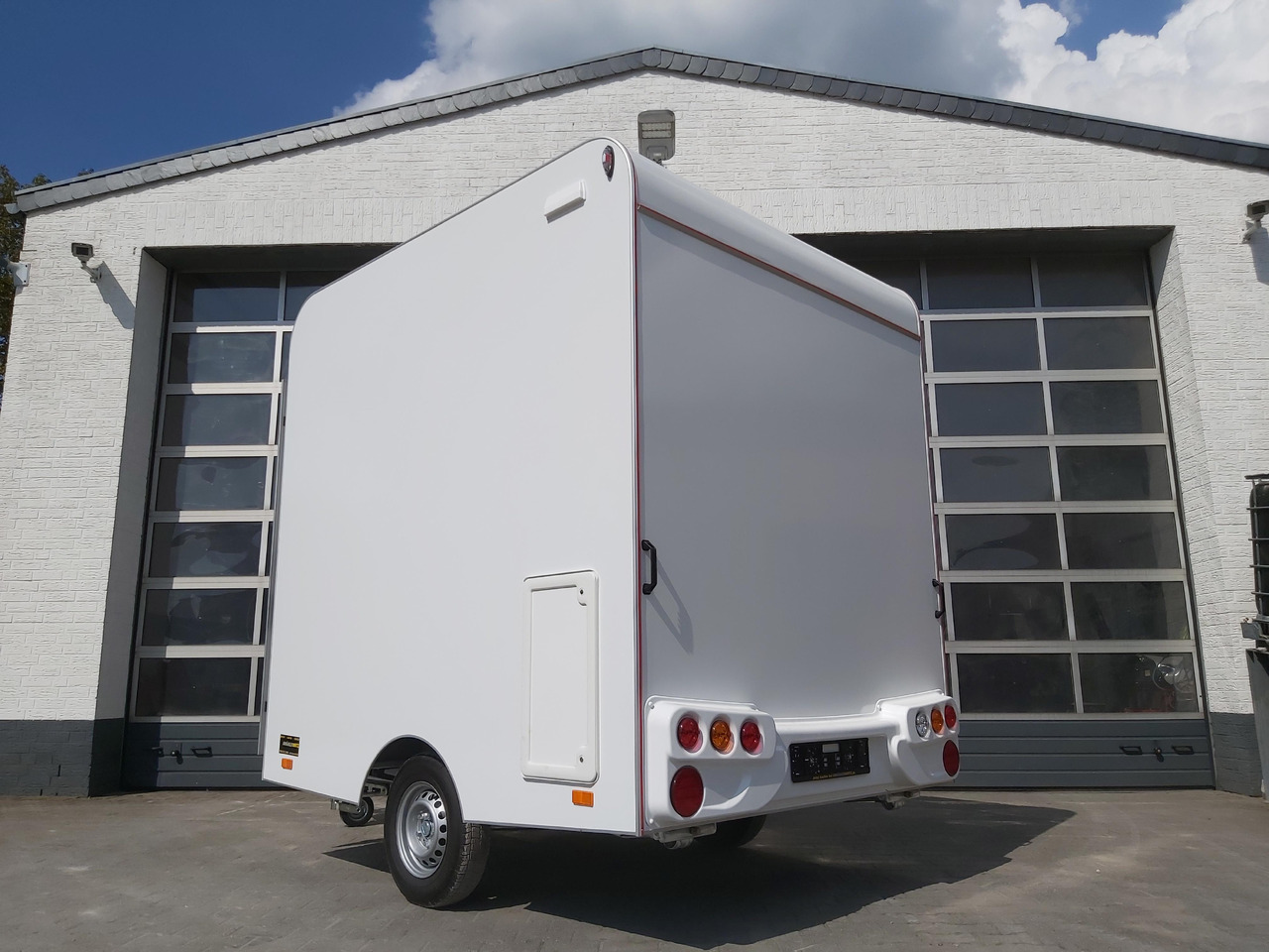 Prikolica za hrane Verkaufsanhänger VK 250 200 aero retro 250cm 1 Verkaufsklappe 230 Volt Licht (S) 1300kg Abverkauf: slika 7