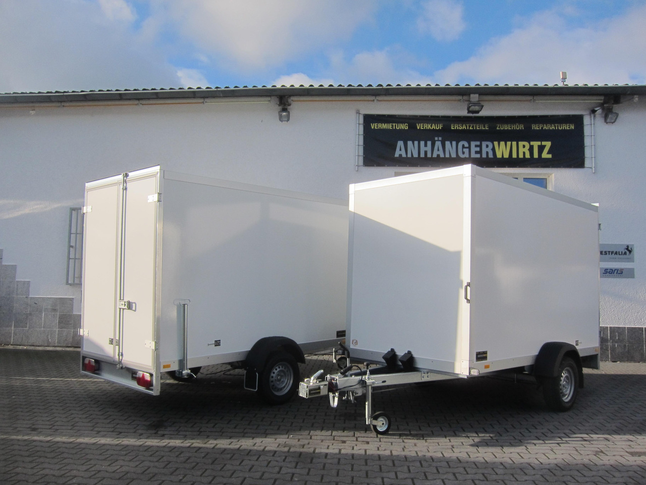 WM Meyer Koffer AZ 1330/151 S30 301x151x185cm (M) 1300Kg Winter Aktion 2024 - Prikolica sa zatvorenim sandukom: slika 1 WM Meyer Koffer AZ 1330/151 S30 301x151x185cm (M) 1300Kg Winter Aktion 2024 - Prikolica sa zatvorenim sandukom: slika 1
