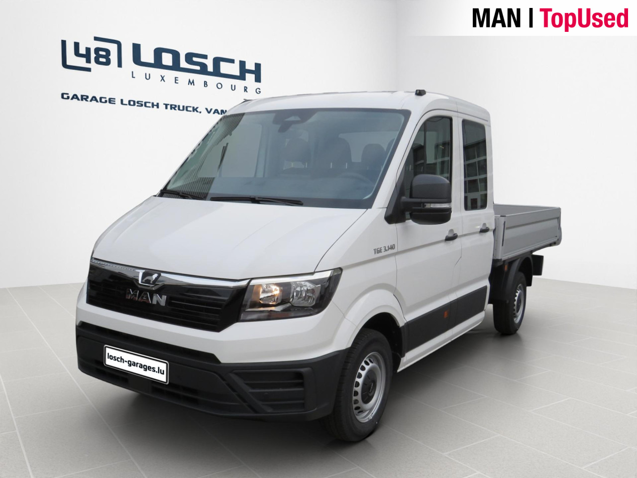 MAN TGE 3.140 4X2F L3 SB Doka Pritsche Klima ZV - Dostavno vozilo s ravnom platformom, Dostavno vozilo sa duplom kabinom: slika 1 MAN TGE 3.140 4X2F L3 SB Doka Pritsche Klima ZV - Dostavno vozilo s ravnom platformom, Dostavno vozilo sa duplom kabinom: slika 1