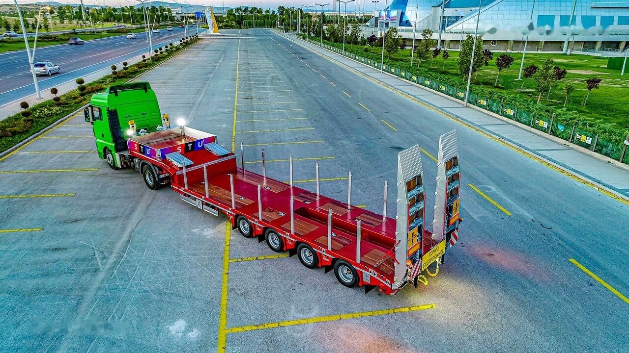 STU 4 Axle Extendable Lowbed Trailer - Niska poluprikolica za prevoz: slika 2 STU 4 Axle Extendable Lowbed Trailer - Niska poluprikolica za prevoz: slika 2