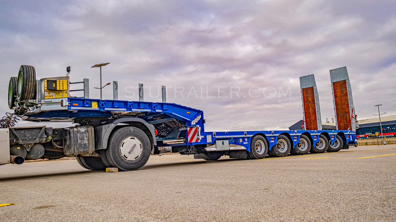 Novu Niska poluprikolica za prevoz STU 5 Axle Hydraulic Steering Extendable Low Laoder: slika 20